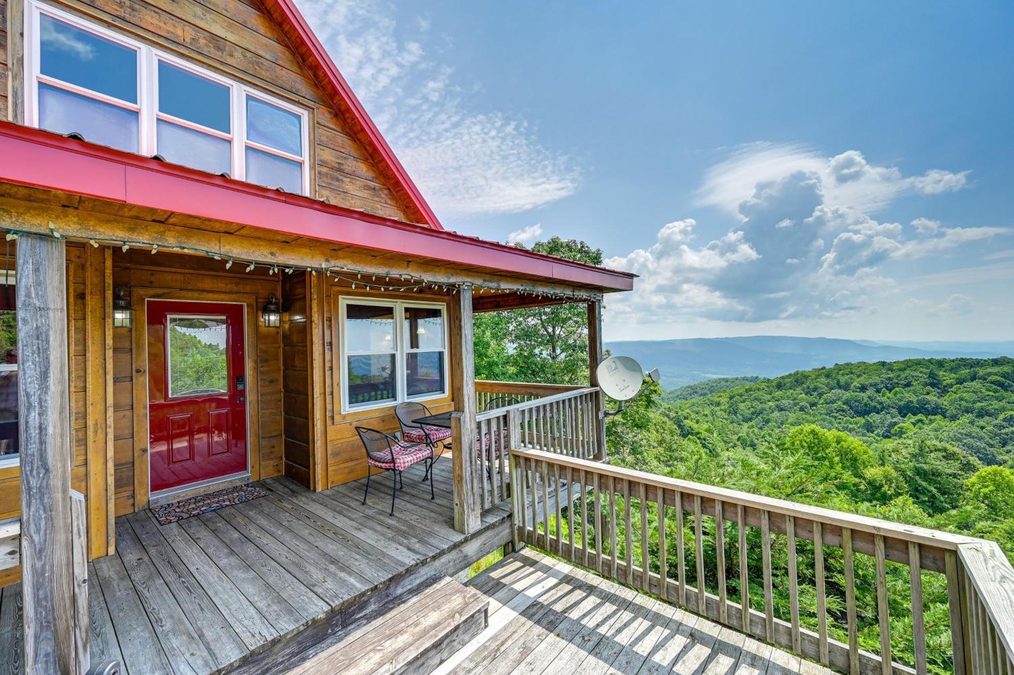 Warm And Cozy Cabin With Deck On Top Of The Blue Ridge Fancy Gap エクステリア 写真
