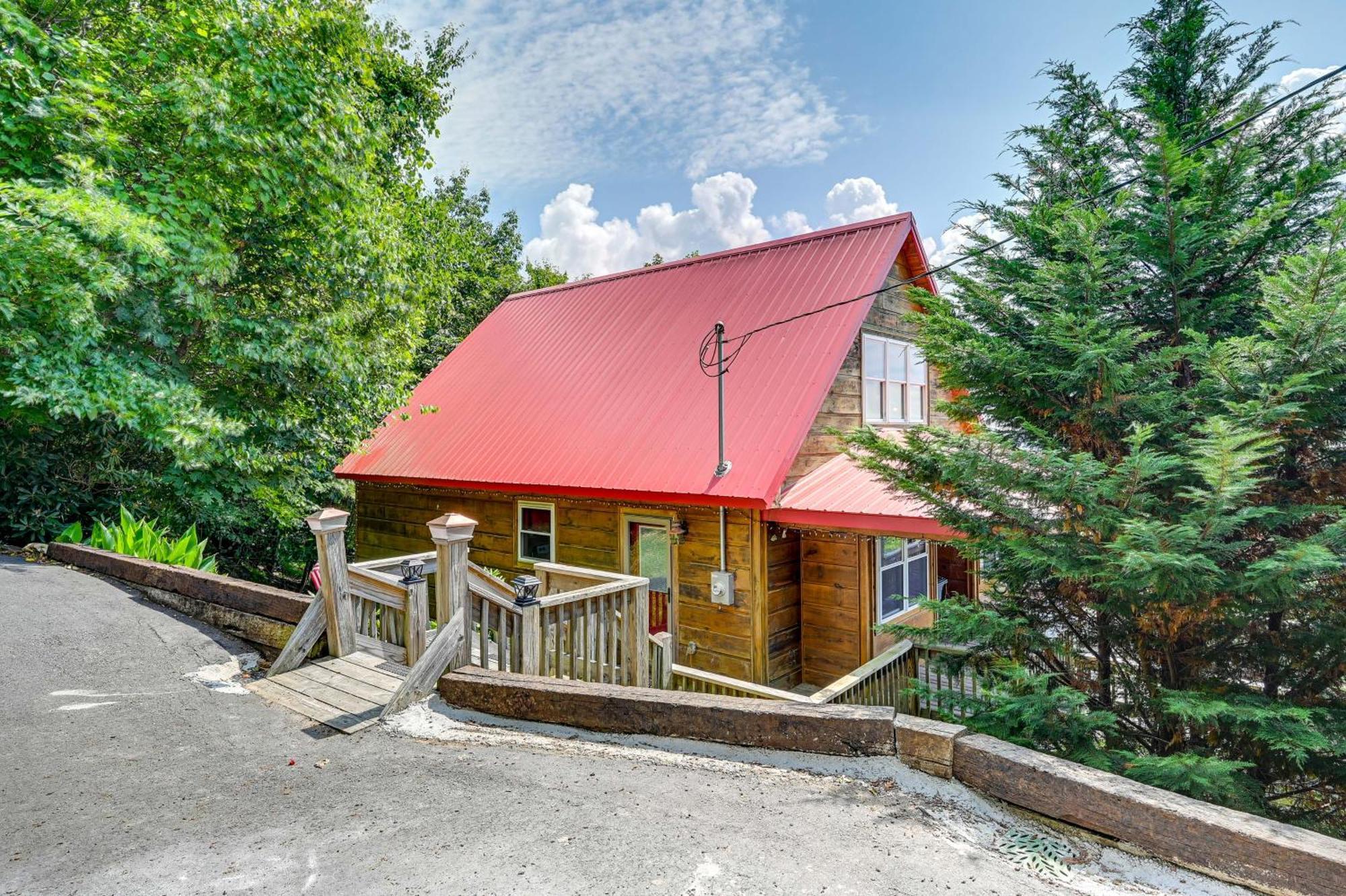 Warm And Cozy Cabin With Deck On Top Of The Blue Ridge Fancy Gap エクステリア 写真